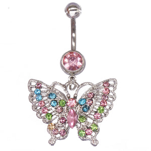 Colourful Butterfly Belly Bar